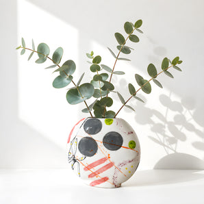 Nyhed: Håndmalet vase