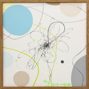 (RESERVERET) Maleri i ramme 40x40 cm