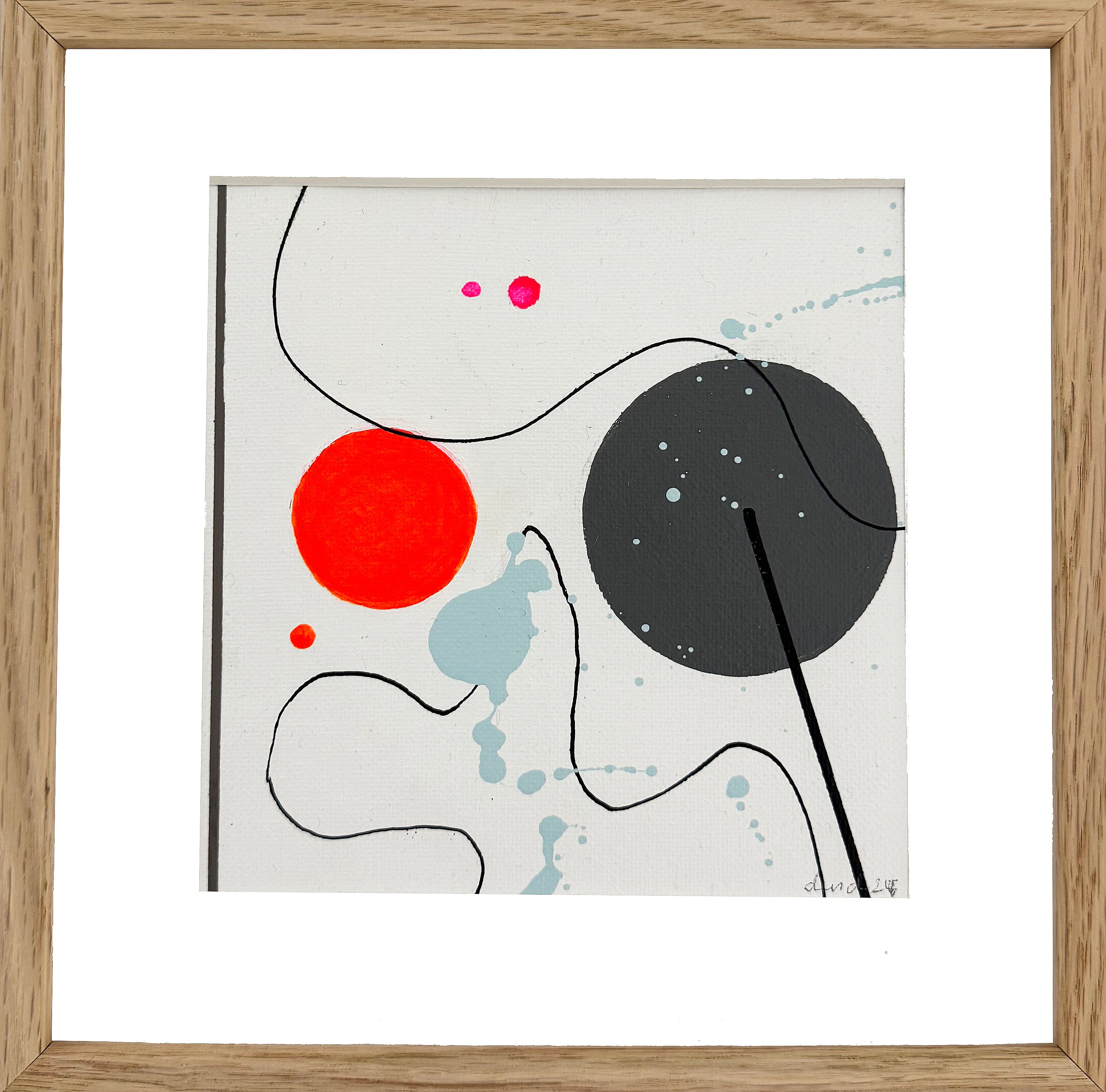 Maleri i ramme 20x20 cm