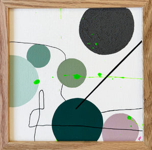Maleri i ramme 20x20 cm