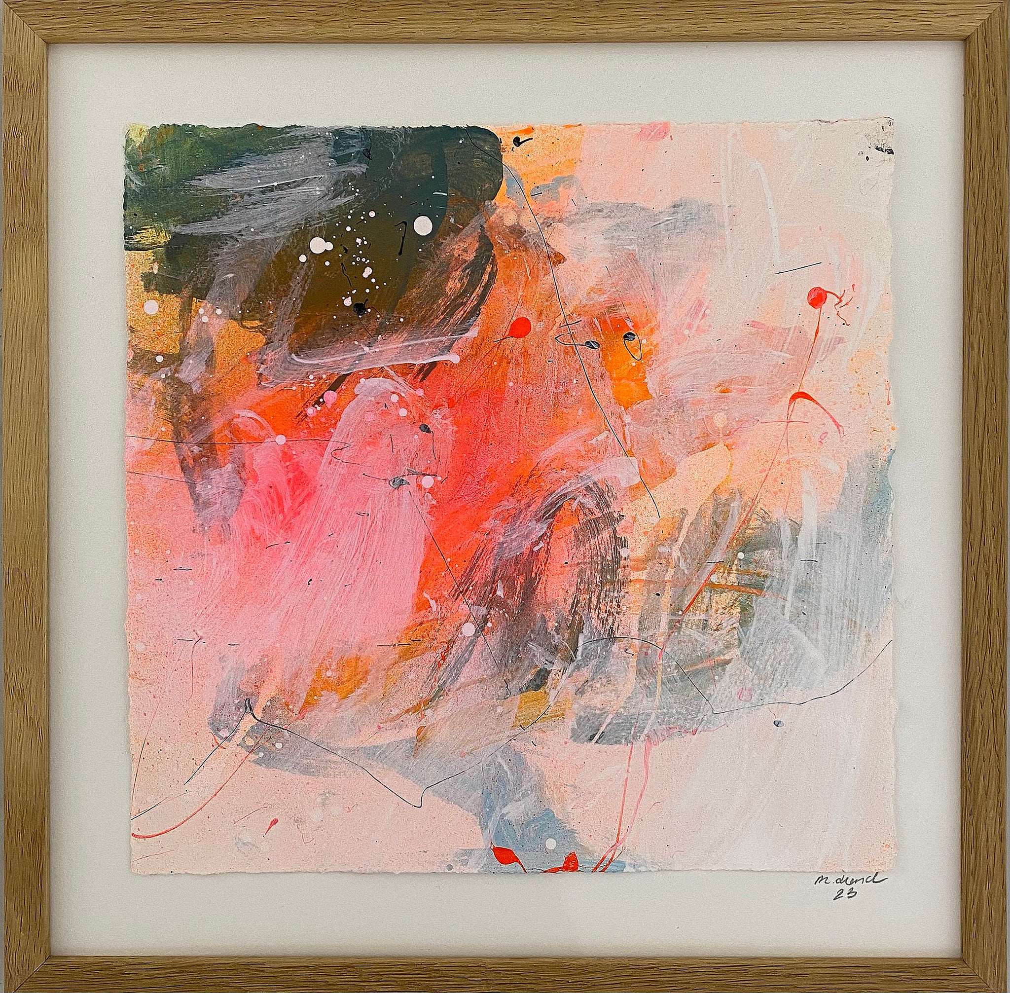 Painting in frame 30x30 cm - no. 362